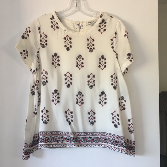 Madewell Silk floral top - size S - Picture 6 of 8